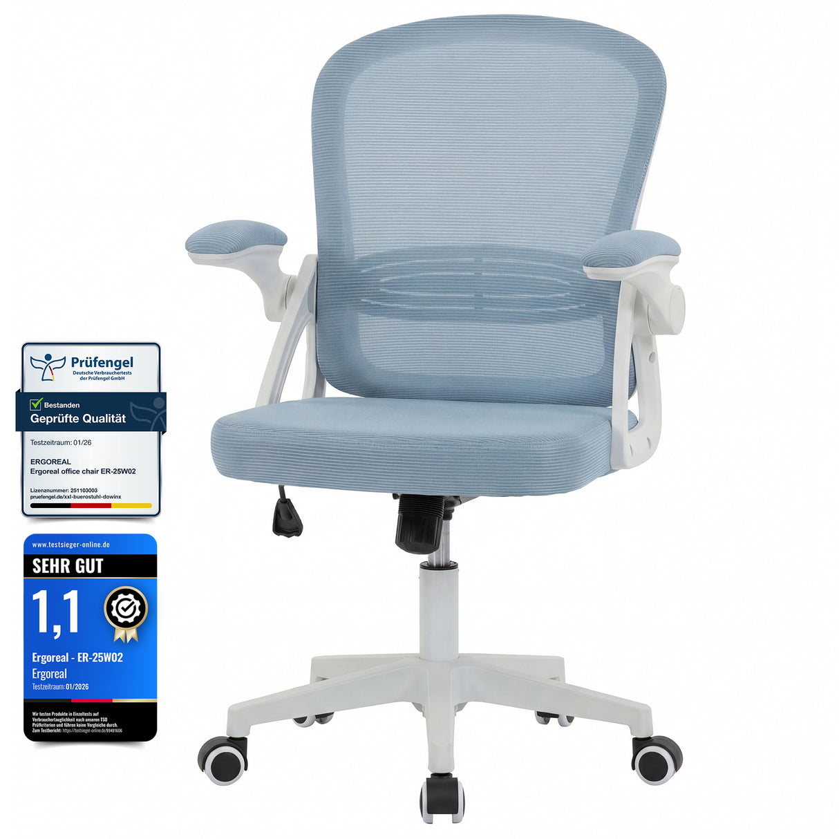 Ergoreal Lite Flex オフィスチェア ER-25W0204-EU ブルー