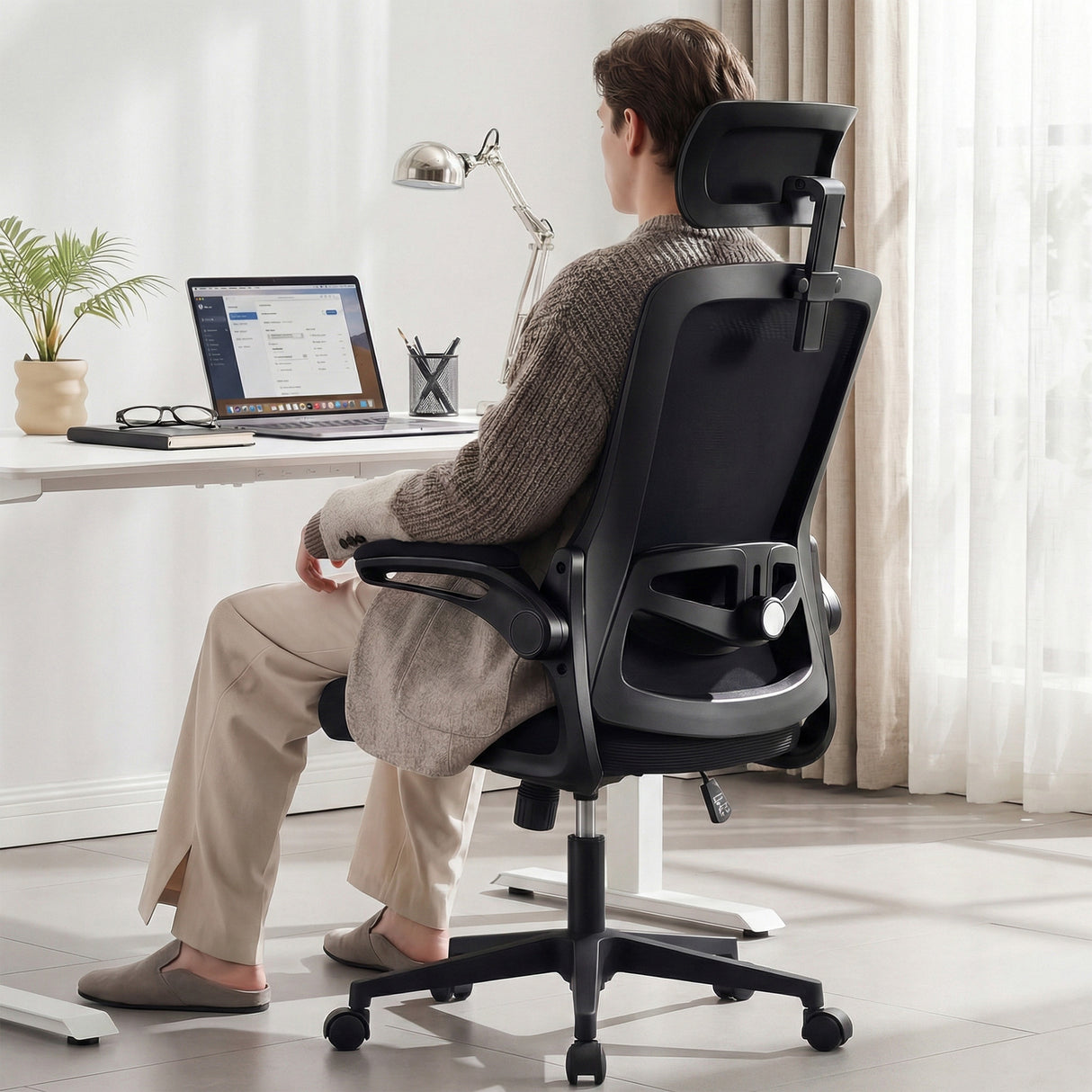 Ergoreal Ergo Pro エルゴノミックオフィスチェア ER-25W06-US ブラック