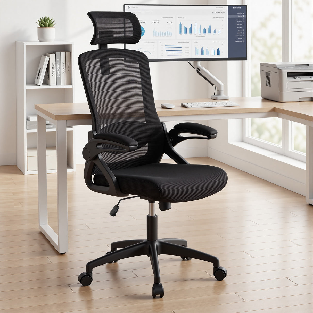 Ergoreal Ergo Pro エルゴノミックオフィスチェア ER-25W06-US ブラック