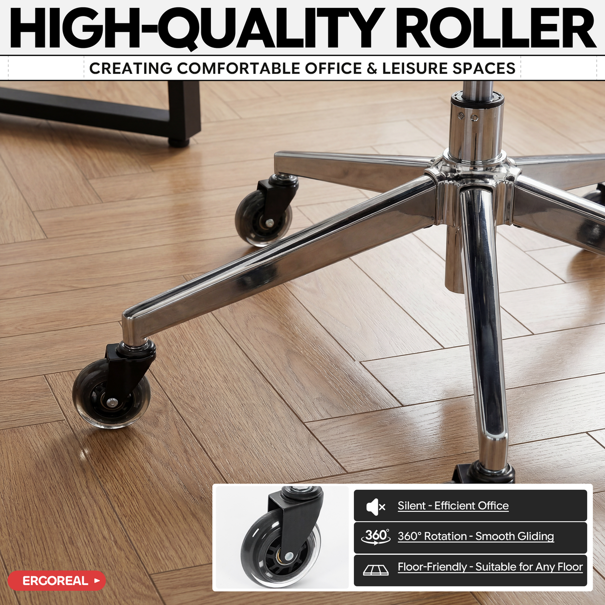 Ergoreal Ergo Pro エルゴノミックオフィスチェア ER-25W05-EU ブラック