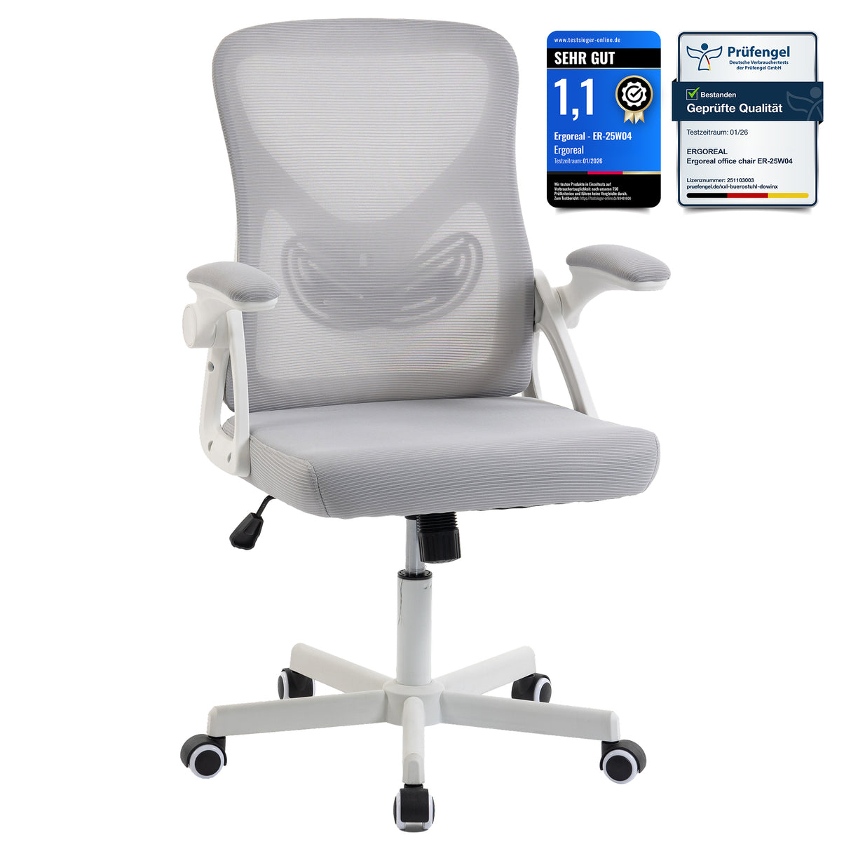 Ergoreal Lite Flex オフィスチェア ER-25W04-US グレー