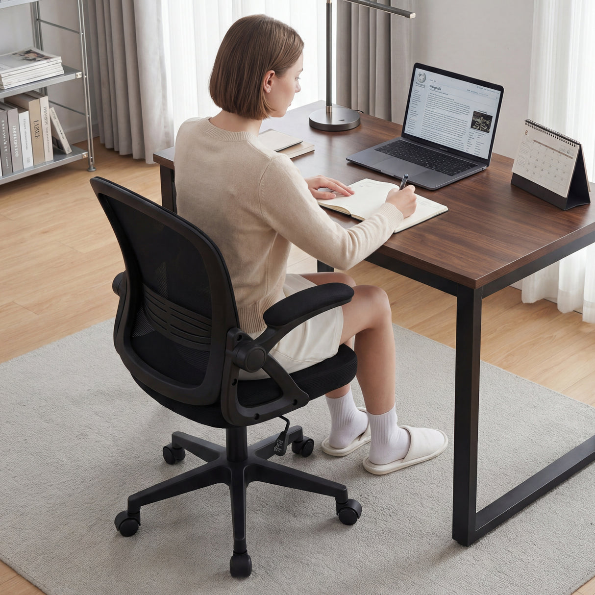 Ergoreal Lite Flex オフィスチェア ER-25W0201-US ブラック