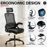Ergoreal Ergo Pro エルゴノミックオフィスチェア ER-25W06-US ブラック