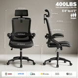 Ergoreal Ergo Pro エルゴノミックオフィスチェア ER-25W06-US ブラック