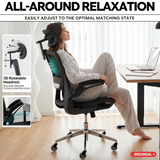 Ergoreal Ergo Pro エルゴノミックオフィスチェア ER-25W05-EU ブラック