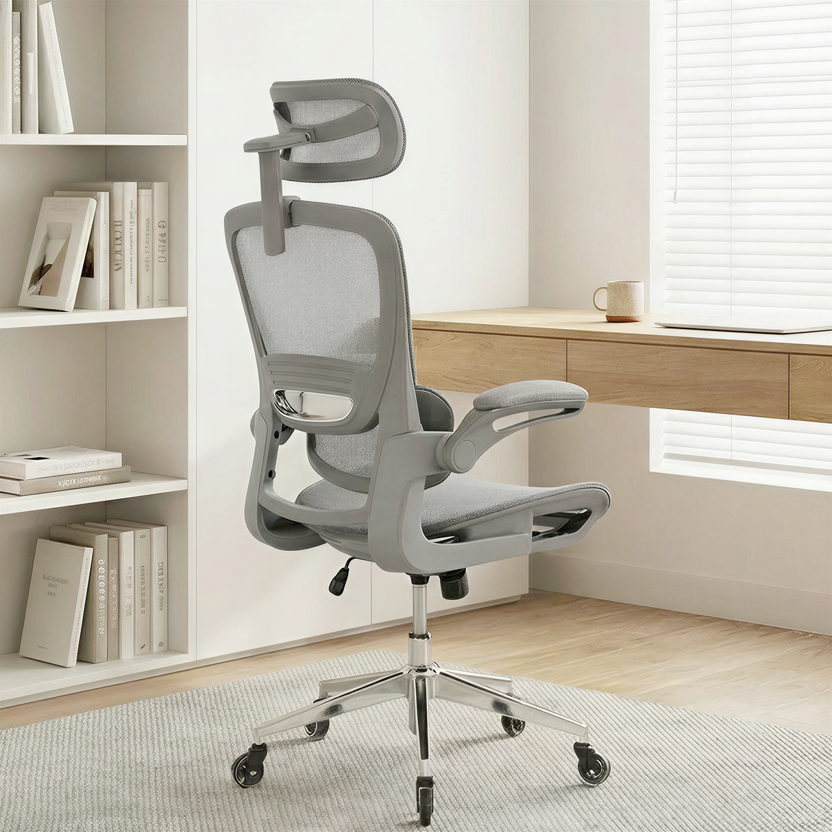 Ergoreal Ergo Pro エルゴノミックオフィスチェア ER-25W05-EU グレー
